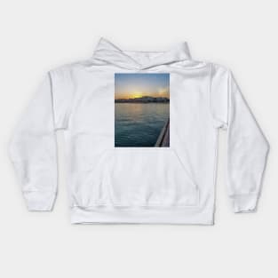 sunset bay Kids Hoodie